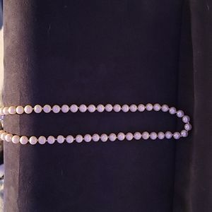 Cultured strand of pearls